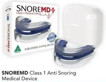 Amcal Pharmacies SNOREMD Class 1 Anti Snoring Medical Device offer
