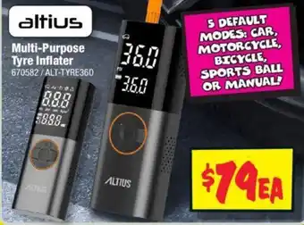 Multi-Purpose Tyre Inflater