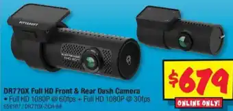 JB Hi-Fi DR770X Full HD Front & Rear Dash Camera offer