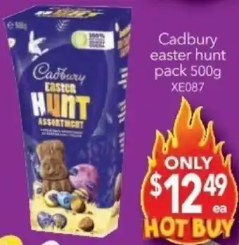 Cheap as Chips Cadbury easter hunt pack 500g offer