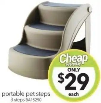 Cheap as Chips portable pet steps offer