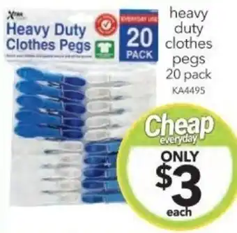 Cheap as Chips Heavy Duty Clothes Pegs offer