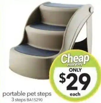 Cheap as Chips portable pet steps offer