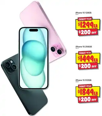 JB Hi-Fi iPhone 15 128GB offer