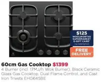 Bing Lee 60cm Gas Cooktop offer