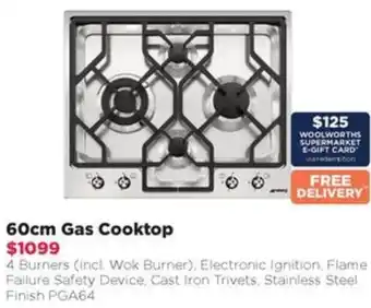 60cm Gas Cooktop