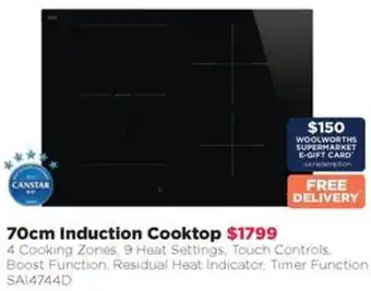 Bing Lee 70cm Induction Cooktop offer