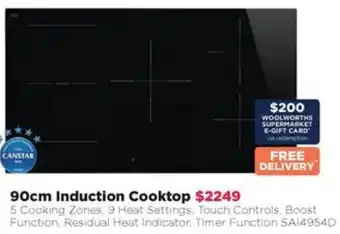 Bing Lee 90cm Induction Cooktop offer