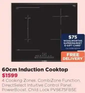 Bing Lee 60cm Induction Cooktop offer