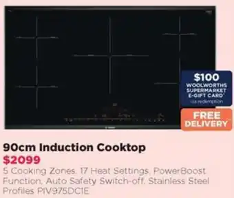 Bing Lee 90cm Induction Cooktop offer