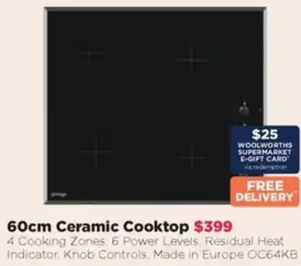 Bing Lee 60cm Ceramic Cooktop offer
