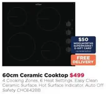 Bing Lee 60cm Ceramic Cooktop offer