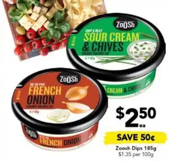 Zoosh Dips 185g