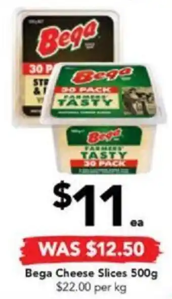 Bega Cheese Slices 500g