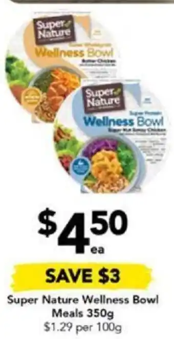 Drakes Super Nature Wellness Bowl Meals 350g offer