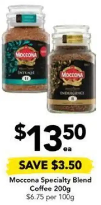 Drakes Moccona Specialty Blend Coffee 200g offer