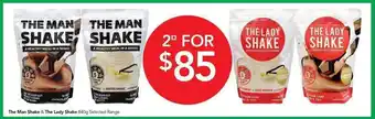 Terry White The Man Shake & The Lady Shake Vanilla 840g offer