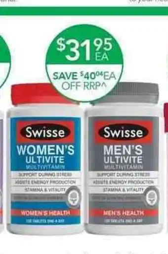 Terry White Swisse Women's Ultivite Multivitamin offer