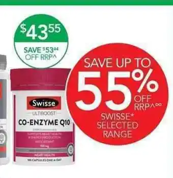 Terry White Swisse Ultiboost Co-Enzyme Q10 offer