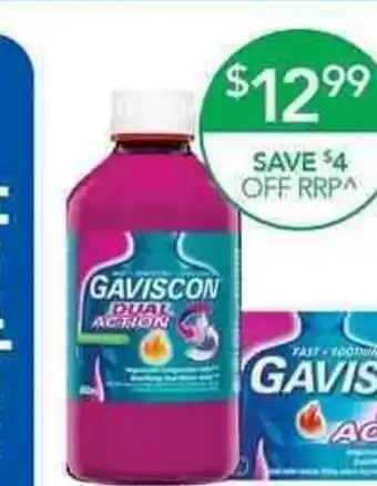 Terry White Gaviscon Liquid Dual Action 600ml offer