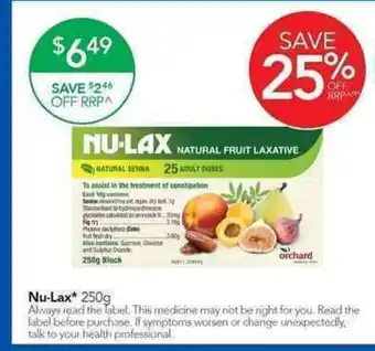 Nu-Lax 250g