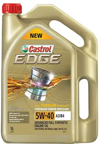 Autopro Castrol Edge 5W40 A3/B4 5L offer