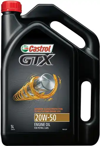 Autopro Castrol GTX 20W50 5L offer