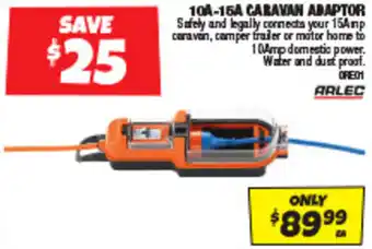 Autobarn 10A-15A CARAVAN ADAPTOR offer