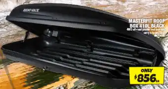 Autobarn MASTERFIT ROOF BOX 410L BLACK offer
