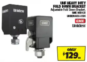 Autobarn UHF HEAVY DUTY FOLD DOWN BRACKET offer