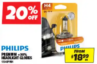 Autobarn PREMIUM +30% HEADLIGHT GLOBES offer