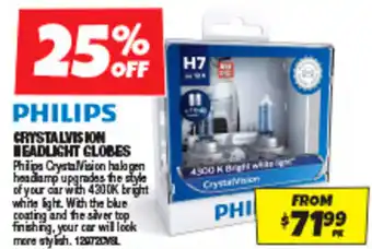 Autobarn CRYSTALVISION HEADLIGHT GLOBES offer