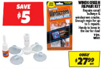 Autobarn WINDSCREEN REPAIR KIT offer