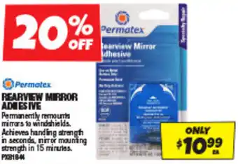 Autobarn REARVIEW MIRROR ADHESIVE offer