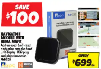 Autobarn NAVIGATION MODULE WITH HEMA MAPS offer