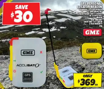 Autobarn GPS PERSONAL LOCATOR BEACON offer
