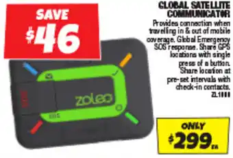 Autobarn GLOBAL SATELLITE COMMUNICATOR offer
