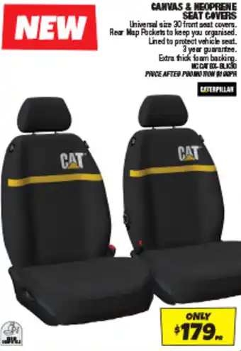 Autobarn CANVAS & NEOPRENE SEAT COVERS offer