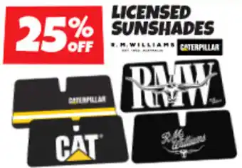 LICENSED SUNSHADES