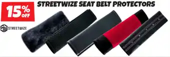 Autobarn STREETWIZE SEAT BELT PROTECTORS offer