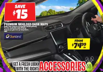Autobarn PREMIUM MOULDED DASH MATS offer