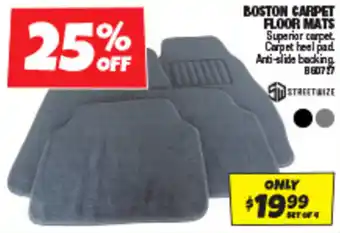 BOSTON CARPET FLOOR MATS
