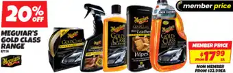 MEGUIAR'S GOLD CLASS RANGE