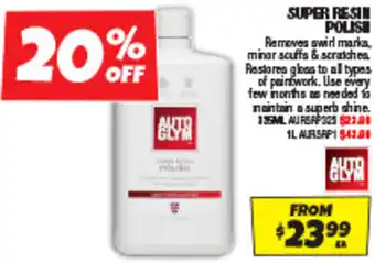Autobarn SUPER RESIN POLISH offer