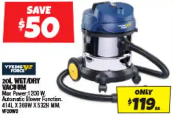 Autobarn 20L WET/DRY VACUUM offer
