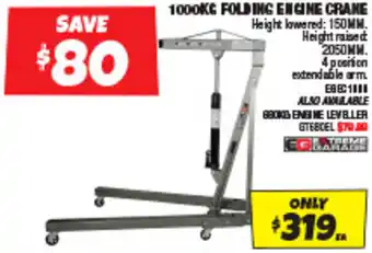 Autobarn 1000KG FOLDING ENGINE CRANE offer