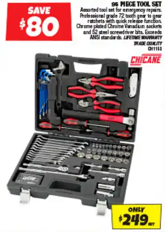 Autobarn 95 PIECE TOOL SET offer