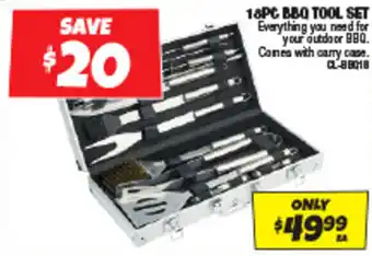 Autobarn 18PC BBQ TOOL SET offer