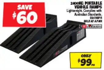 Autobarn 2400KG PORTABLE VEHICLE RAMPS offer