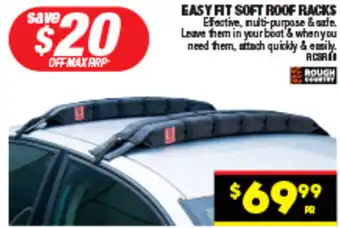 Autopro EASY AT SOFT ROOF RACKS offer